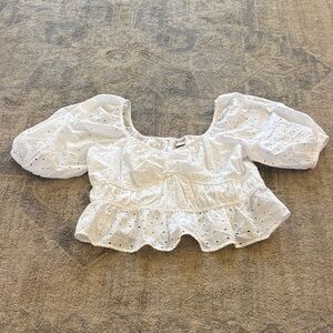 A new day eyelet blouse xl